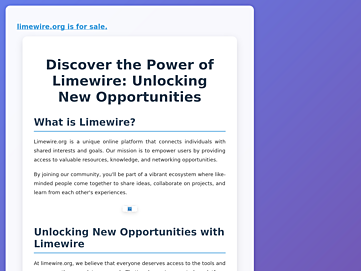 limewire.org