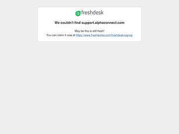 support.alphaconnect.com