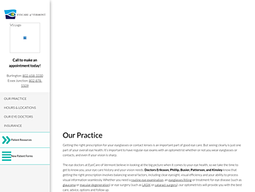 eyecareofvermont.com