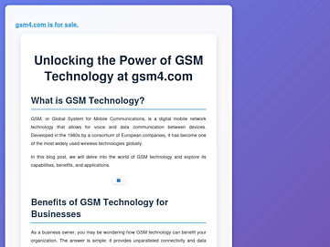 gsm4.com