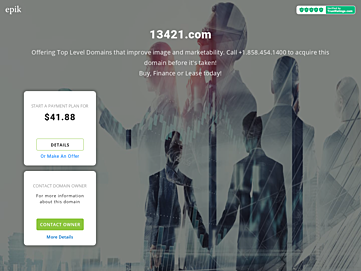 Screenshot of 13421.com
