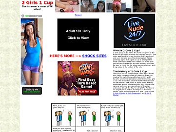 Screenshot of 2girls1cup.ws