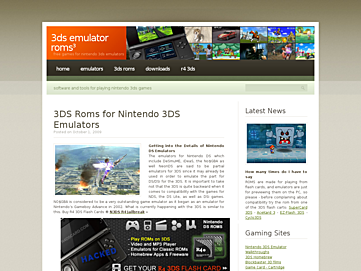 Screenshot of 3dsemulatorroms.com