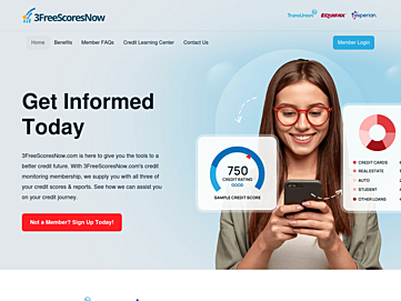 Screenshot of 3freescoresnow.com