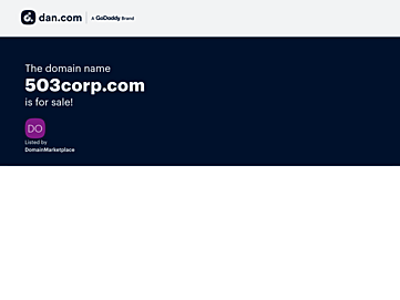 Screenshot of 503corp.com