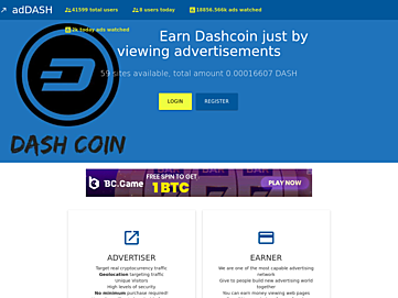 Screenshot of addash.cc