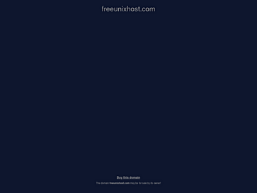 Screenshot of aditsu.freeunixhost.com