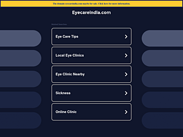 Screenshot of admin.eyecareindia.com