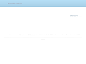 Screenshot of admin.novinhaputinha.com