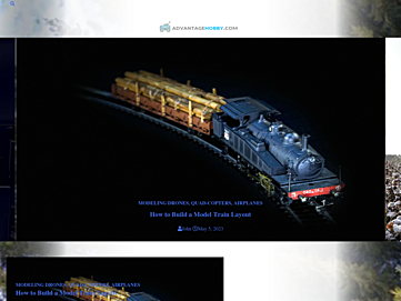 Screenshot of advantagehobby.com