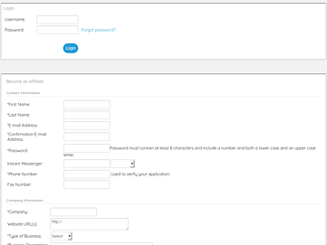 Screenshot of affiliate.pch.com