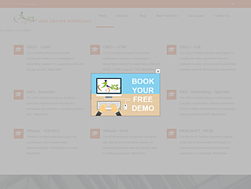 Screenshot of aimcareer.co.in