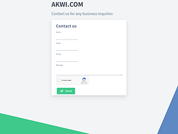 Screenshot of akwi.com