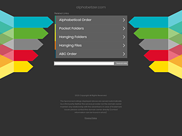 Screenshot of alphabetizer.com