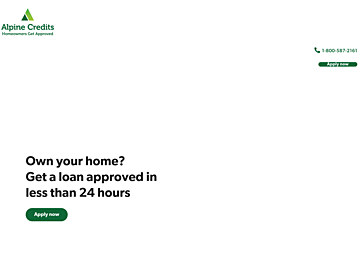 Screenshot of alpinecredit.ca