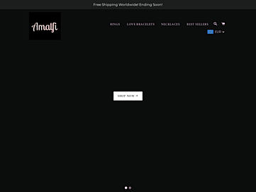 Screenshot of amalfijewelry.online