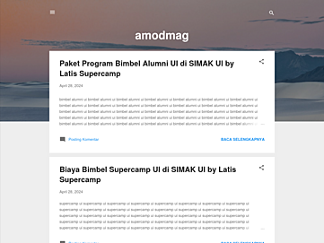 Screenshot of amodmag.com