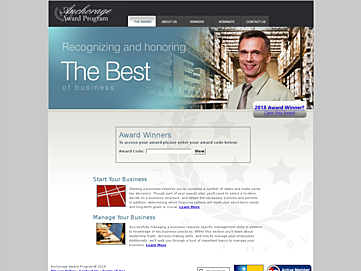 Screenshot of anchorage.awardrecognition.org