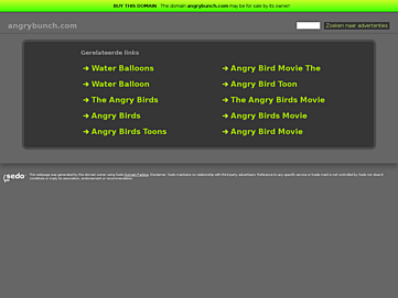 Screenshot of angrybunch.com