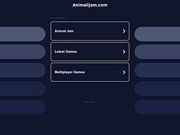 Screenshot of animailjam.com