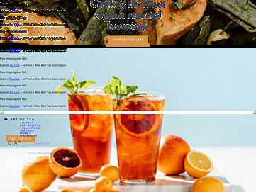 Screenshot of artoftea.com