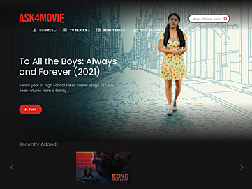 Screenshot of ask4movie.cc