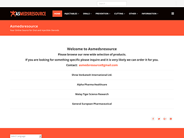 Screenshot of asmedsresource.com