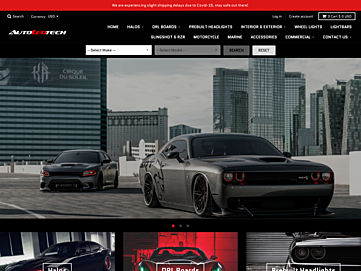 Screenshot of autoledtech.com