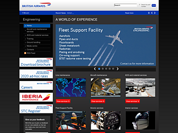 Screenshot of ba-mro.com