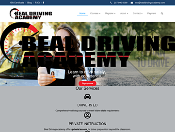 Screenshot of bairsdrivingschool.com