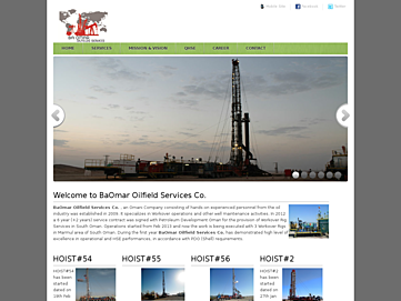 Screenshot of baomar.net