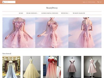 Screenshot of beautydressy.com