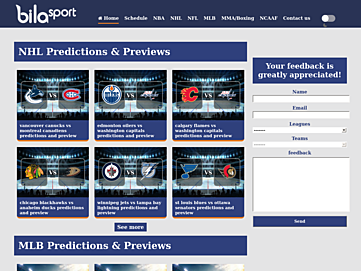 Screenshot of bilasport.net