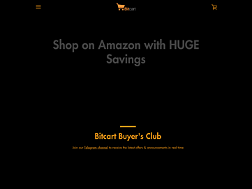Screenshot of bitcart.io