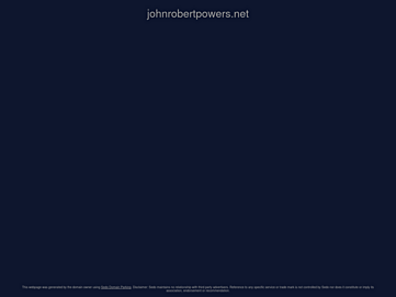 Screenshot of blog.johnrobertpowers.net