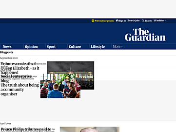 Screenshot of blogs.theguardian.com