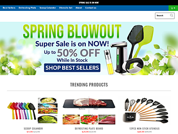 Screenshot of bluespatula.com