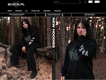 Screenshot of blvck.eu