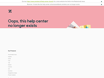 Screenshot of bonzaseedbank.zendesk.com