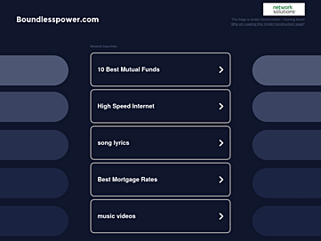 Screenshot of boundlesspower.com