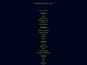 Screenshot of box.etihadairlines.com