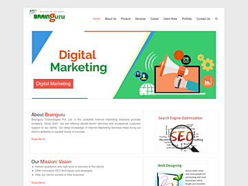 Screenshot of brainguru.co.in