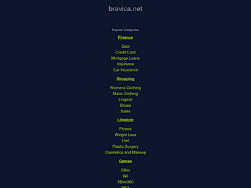 Screenshot of bravica.net
