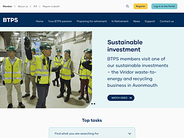 Screenshot of btps.co.uk