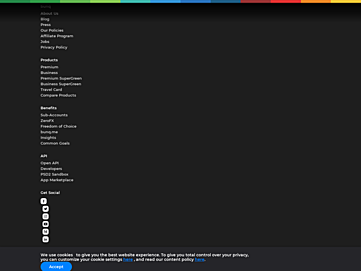 Screenshot of bunq.com