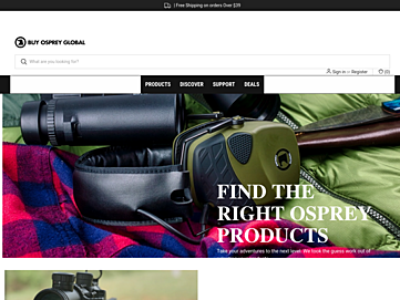 Screenshot of buyospreyglobal.com