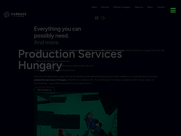 Screenshot of cabbagefilmfactory.com