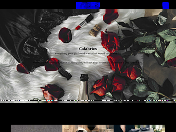 Screenshot of calabries.myshopify.com
