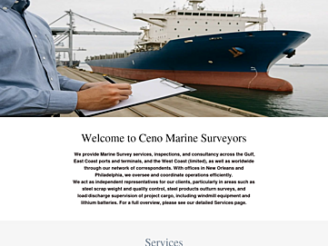Screenshot of cenosurveys.com