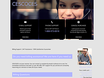 Screenshot of cescoces.com